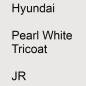 Preview: Hyundai, Pearl White Tricoat, JR.